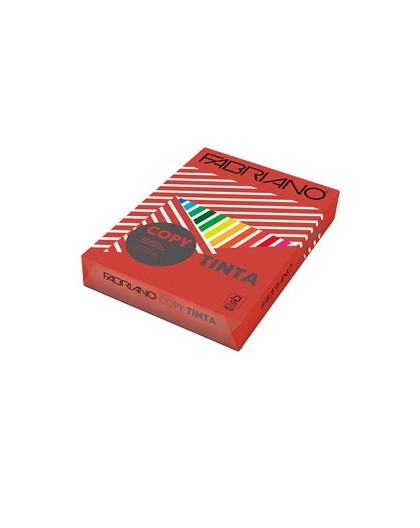 CARTA COPY TINTA A3 80GR 250FG COL.FORTI ROSSO