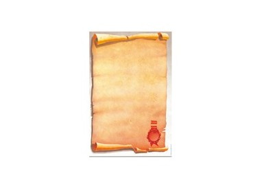 CARTA CON STAMPA "PERGAMENA" A4 80GR 25FG DECADRY