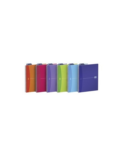 Quaderno spiralato 150x210mm 5mm c/margine 90gr 90fg MyColors OXFORD