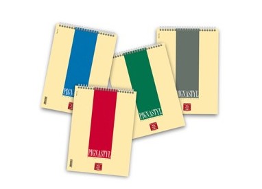 BLOCCO PIGNASTYL SPIRALE A4 210X297MM 1R 60FG 80GR PIGNA