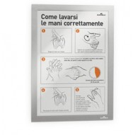 Cornice espositiva adesiva Duraframe® A3 29,7x42cm silver DURABLE