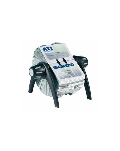 PORTABIGLIETTI DA VISITA ROTATORIO A-Z 400 BIGLIETTI VISIFIX DURABLE
