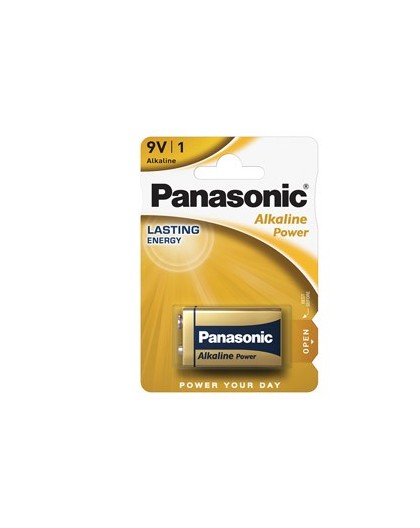 BLISTER PILA TRANSISTOR 9V ALKALINE PANASONIC