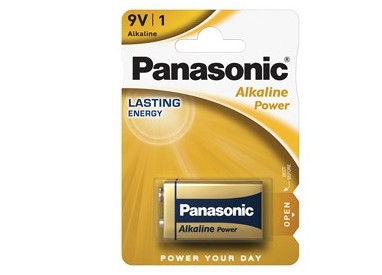 BLISTER PILA TRANSISTOR 9V ALKALINE PANASONIC