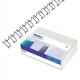 Scatola 100 dorsi spirale metallo IBIWIRE 12mm argento 21 anelli