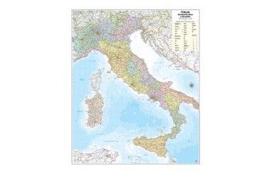 CARTA GEOGRAFICA MURALE ITALIA 97X122CM BELLETTI