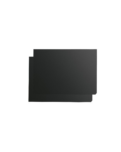 COPPIA DI INSERTI NERO SCRIVIBILE F.TO A1 PER CAVALLETTO A-FRAME A1 NOBO