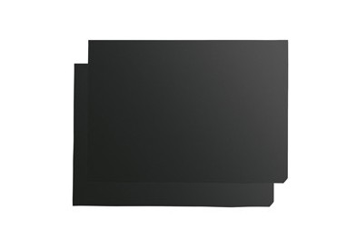 COPPIA DI INSERTI NERO SCRIVIBILE F.TO A1 PER CAVALLETTO A-FRAME A1 NOBO