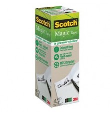 PACK 9 ROTOLI Scotch® Magic™ 900 19X33 INVISIBILE ECOLOGICO