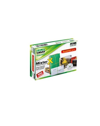 ELASTICO X-BAND MISURE E COLORI ASSORT. SCATOLA 100GR