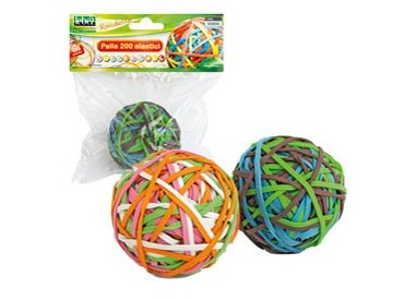 SFERA DA 200 ELASTICI Ø 50MM COLORI ASSORT.