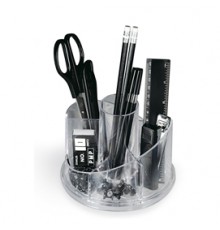 SET PORTATUTTO IN PLEXIGLASS GIREVOLE C/ACCESSORI ART.5475