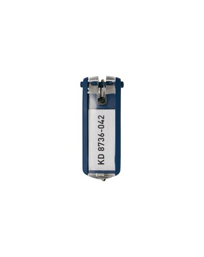 SCATOLA 6 PORTACHIAVI KEY CLIP BLU DURABLE