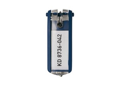 SCATOLA 6 PORTACHIAVI KEY CLIP BLU DURABLE
