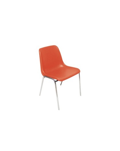 SEDIA ATTESA Esse ROSSO senza BRACCIOLI