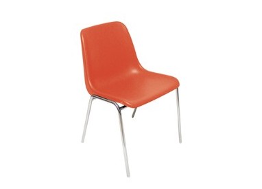 SEDIA ATTESA Esse ROSSO senza BRACCIOLI