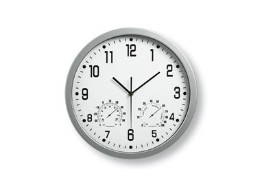 OROLOGIO WEATHER STATION DIAM. 35CM BIANCO ART.3217