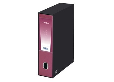 Registratore Unico c/custodia bordeaux metal dorso 8cm f.to protocollo Favorit