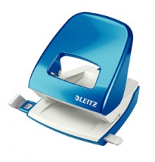 Perforatore 2 fori 5008 WOW blu metal max 30fg LEITZ