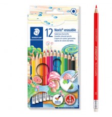 Astuccio 12 matite Noris Club 144 cancellabili colori assortiti STAEDTLER