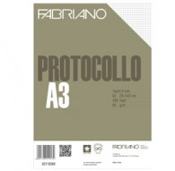 Protocollo 4mm 200fg 60gr f.to A3 chiuso (21x29,7cm) Fabriano