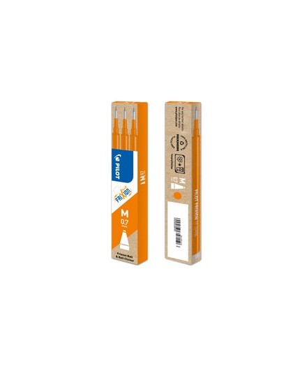 SET 3 REFILL SFERA FRIXIONball 0.7mm ARANCIO PILOT