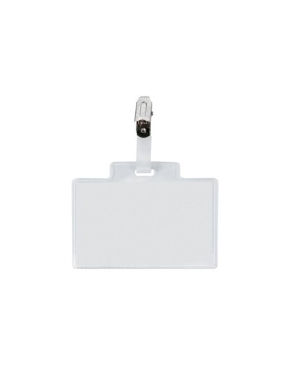 100 portanome Pass 3M 9,5x6cm c/clip in metallo s/cartoncino Sei Rota