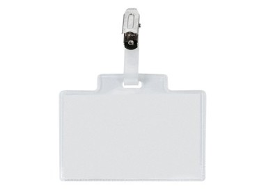 100 portanome Pass 3M 9,5x6cm c/clip in metallo s/cartoncino Sei Rota