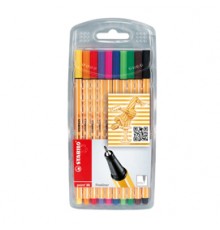 ASTUCCIO 10 PENNARELLI STABILO POINT 88