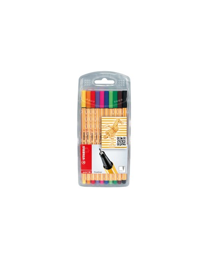 ASTUCCIO 10 PENNARELLI STABILO POINT 88