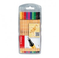 ASTUCCIO 10 PENNARELLI STABILO POINT 88
