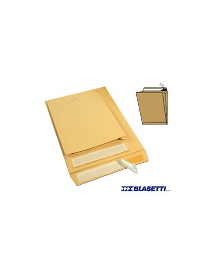 250 BUSTE SACCO AVANA 120GR 250X353X40MM C/SOFFIETTI STRIP MONODEX