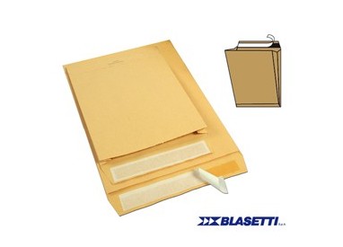 250 BUSTE SACCO AVANA 120GR 250X353X40MM C/SOFFIETTI STRIP MONODEX