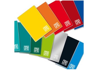QUADERNO A5 riga di 1a 20fg+1 80gr ONE COLOR BLASETTI