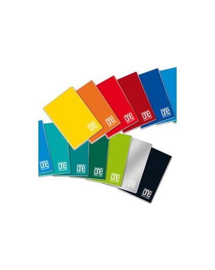 QUADERNO A5 riga di 3a 20fg+1 80gr ONE COLOR BLASETTI