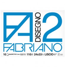 ALBUM P.M. FABRIANO2 (24X33CM) 10FG 110GR QUADRETTO 5MM