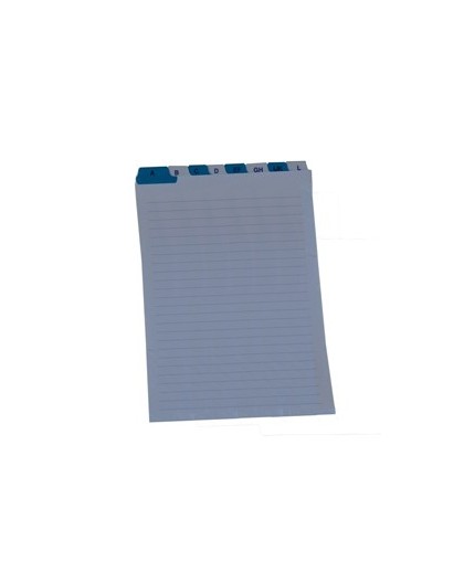 SCHEDE RUBRICA A-Z VERTICALE 21X15CM E3653 EDIPRO
