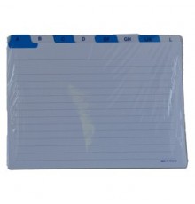 SCHEDE RUBRICA A-Z ORIZZONTALE 15X21CM E3649 EDIPRO