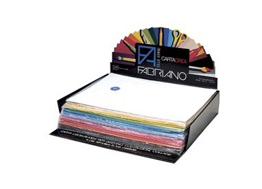 Expo 260 cartoncino 35x50cm 220gr ass. in 25 colori Cartacrea Fabriano