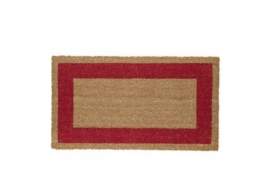 ZERBINO COCCO C/FONDO IN VINILE 45X80CM ROSSO VELCOC