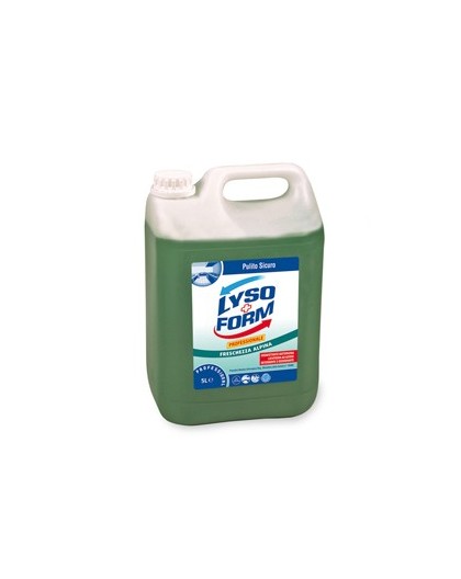 DETERGENTE PAVIMENTI DISINFETTANTE LYSOFORM 5 LITRI FRESCHEZZA ALPINA