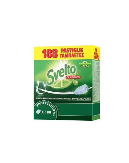 Fustino 188 Tabs 10g per lavastoviglie Svelto Tablets