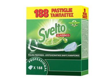 Fustino 188 Tabs 10g per lavastoviglie Svelto Tablets