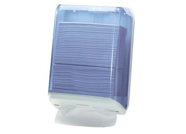 DISPENSER ASCIUGAMANI PIEGATI TRASPARENTE/BIANCO MAR PLAST