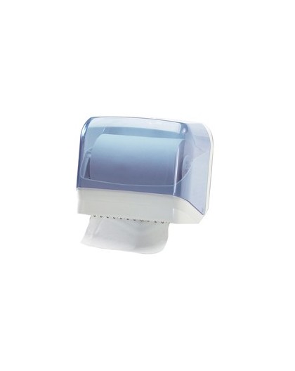 DISPENSER ASCIUGAMANI IN ROTOLO/ FOGLI TRASPARENTE/BIANCO MAR PLAST