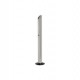 PORTACENERE INOX CON BASE H 92CM