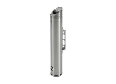 PORTACENERE INOX DA MURO H 48CM