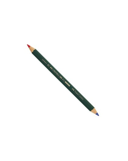 MATITA BICOLORE GROSSA ROSSO-BLU 873 FABER CASTELL