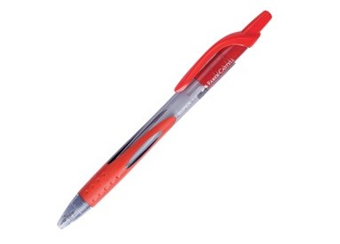 PENNA A SFERA SCATTO SUPER 1.0 ROSSO FABER CASTELL