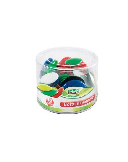 BARATTOLO 60 MAGNETI TONDI ASSORTITI ART.2777